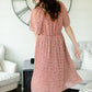 Mauve Square Neck Floral Dress - FINAL SALE Dresses