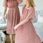 Mauve Square Neck Floral Dress - FINAL SALE Dresses