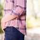 Mauveberry Plaid Top - FINAL SALE Tops
