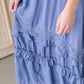 Maxi Dress with Scallop Edge Detail Dress Dresses Polagram