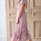 Maxi Dress with Scallop Edge Detail Dress Dresses Polagram