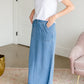 Meadow Drawstring Waist Chambray Long Denim Jean Skirt - FINAL SALE Skirts