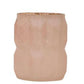 mercury glass tealight holder in neutral blush, tan and grey