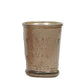 mercury glass tealight holder in neutral blush, tan and grey