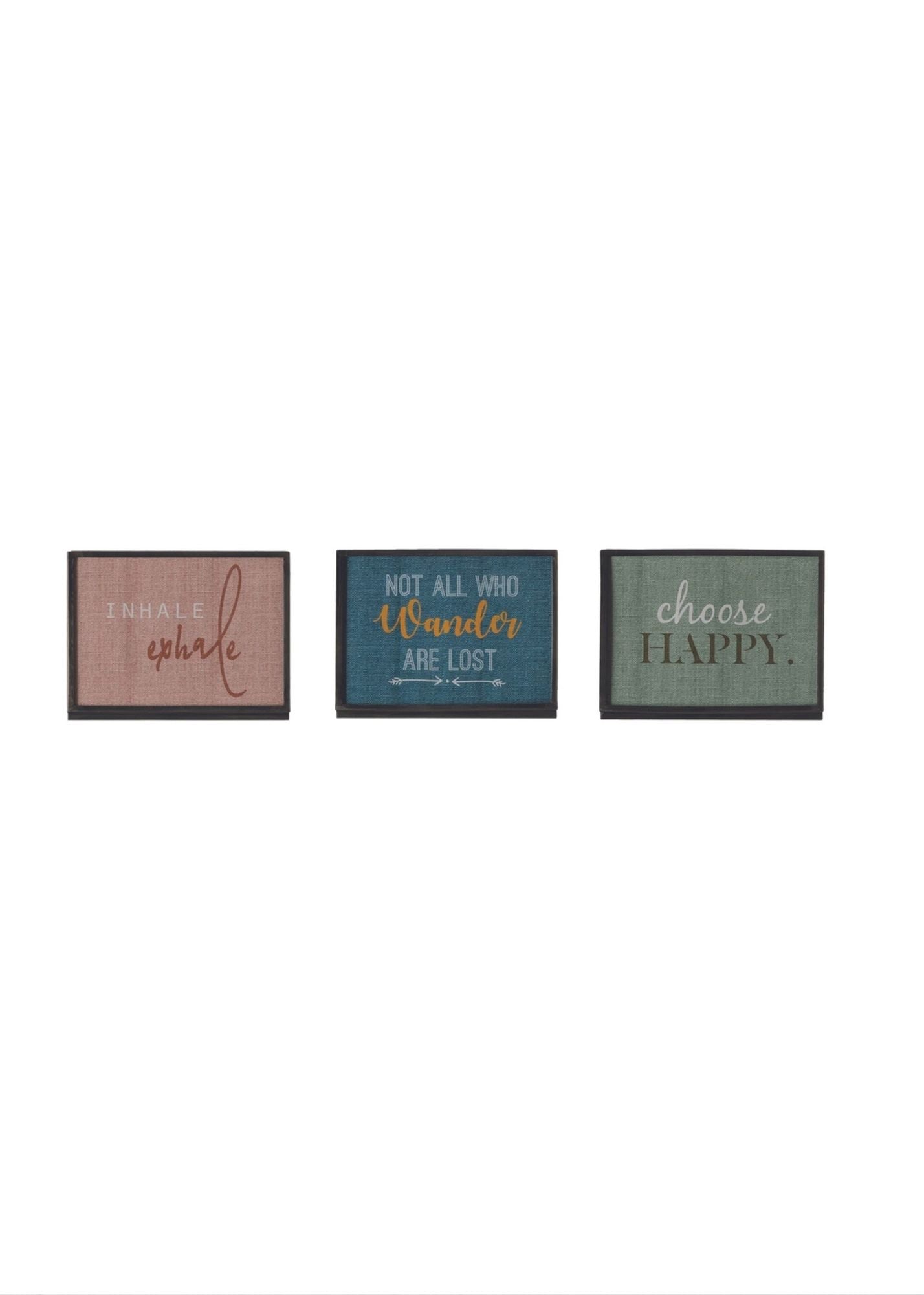 Metal + Glass Quote Frame - FINAL SALE Accessories