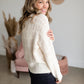 Metallic Plaid V-Neck Dolman Sleeve Sweater Tops Pinch