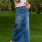 Mia Medium Denim Long Jean Skirt - FINAL SALE Skirts