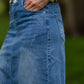 Mia Medium Denim Long Jean Skirt - FINAL SALE Skirts