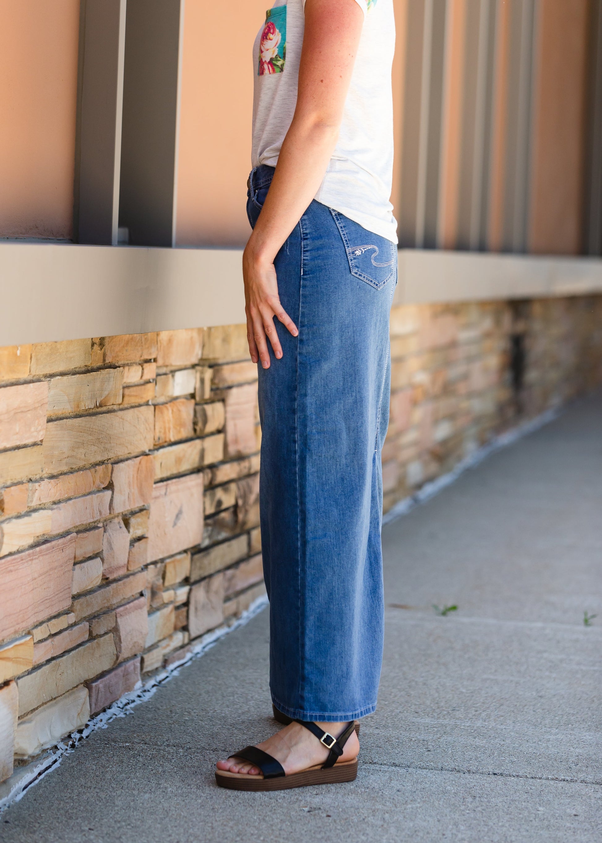 Mia Medium Denim Long Jean Skirt - FINAL SALE Skirts