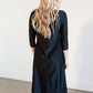 Midi Swim Dress with 1/4 Front Zipper Tops