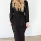 Mindy Black Straight Fit Midi Dress - FINAL SALE Dresses