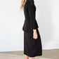 Mindy Black Straight Fit Midi Dress - FINAL SALE Dresses