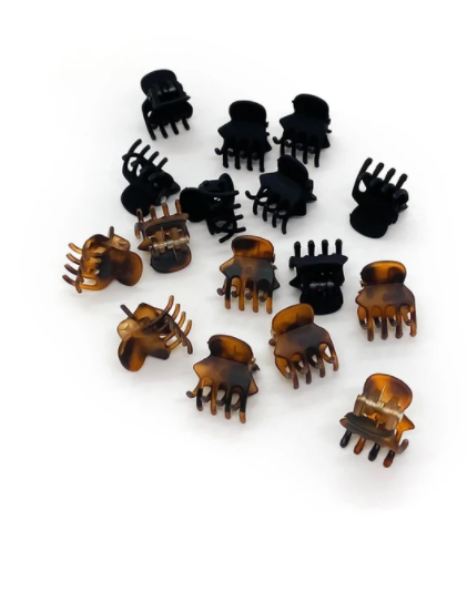 Mini Classic Claw Clips - 16 Pack Accessories Kitsch