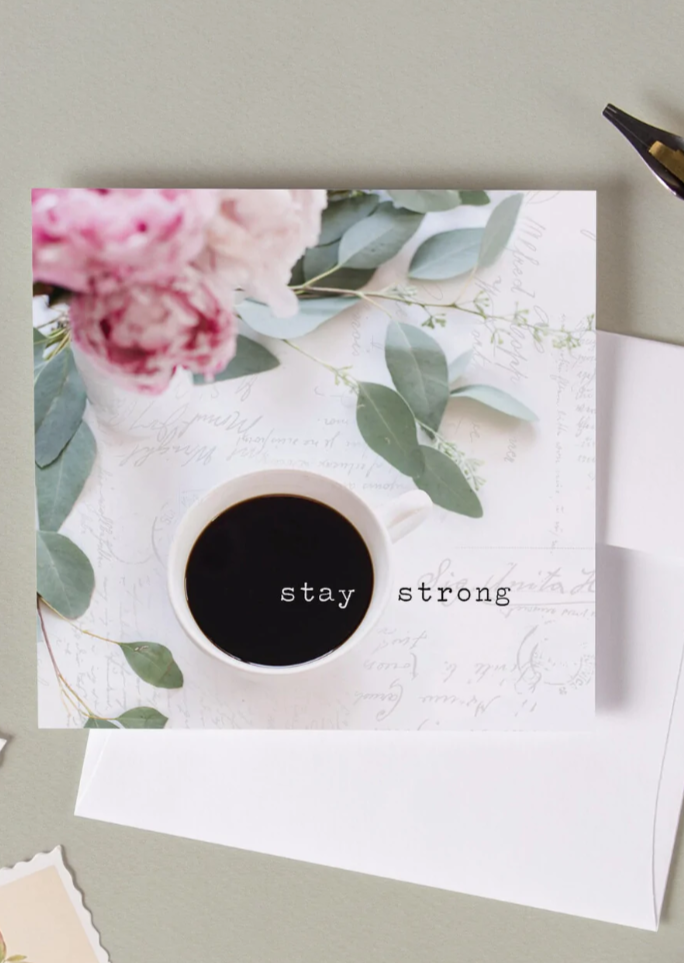 Mini Greeting Cards Gifts Stay Strong