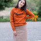 Minnesota Autumn Rust Crew Sweatshirt Tops Northern Print Co