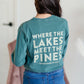 Minnesota Pine Long Sleeve Tee Shirt Northern Print Company