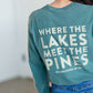 Minnesota Pine Long Sleeve Tee Shirt Northern Print Company