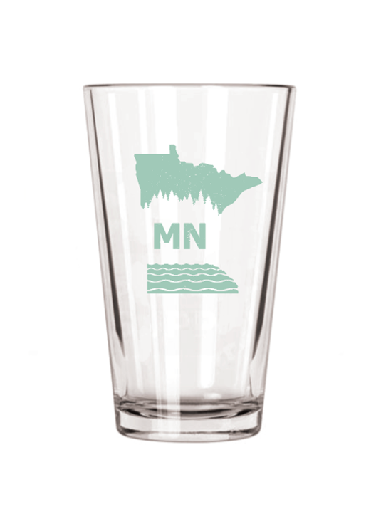 Minnesota State Mint Pint Glass Home + Lifestyle