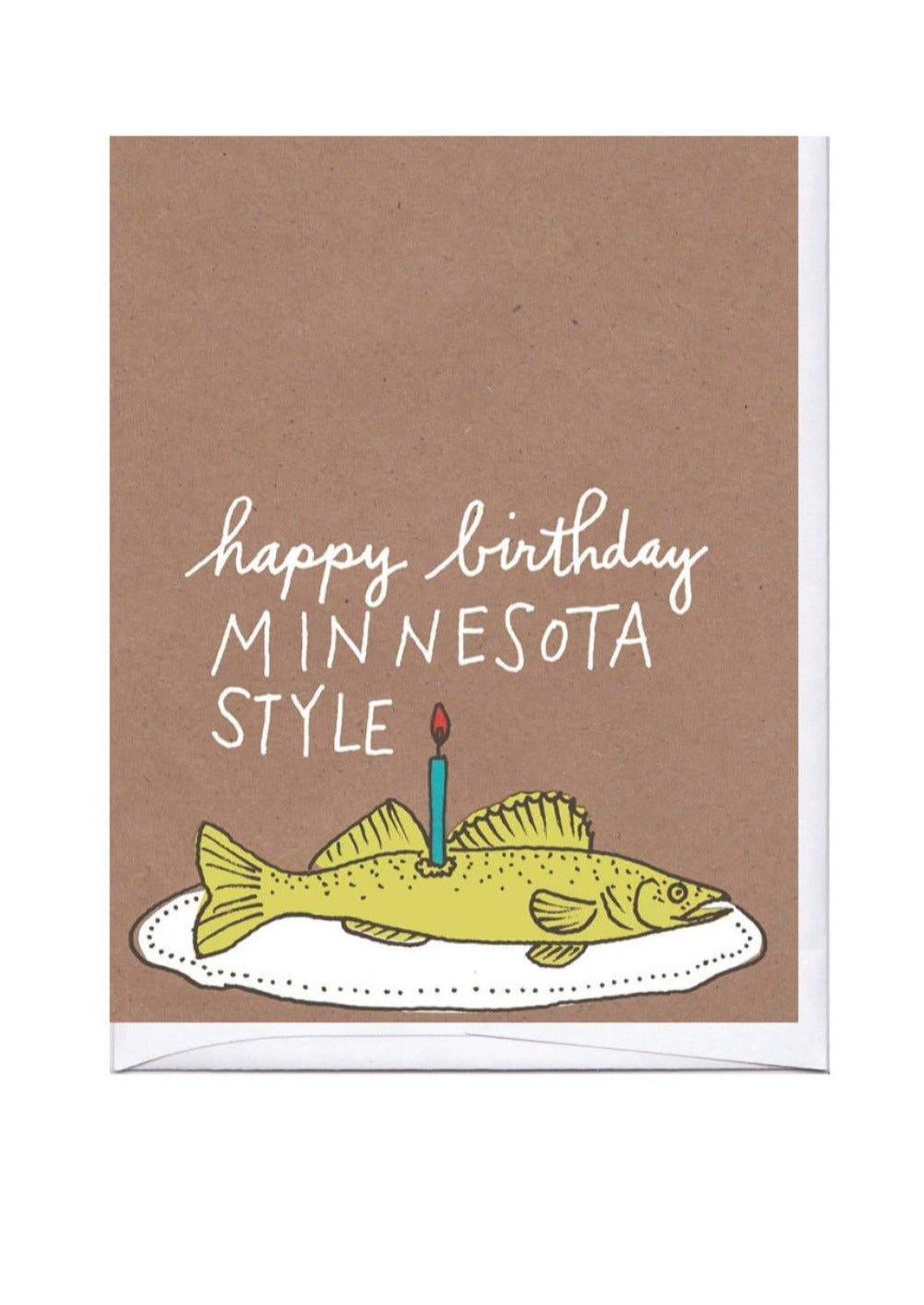 Minnesota Walleye Birthday Card - FINAL SALE Home & Lifestyle