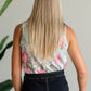 Mint Floral Sleeveless Top - FINAL SALE Tops