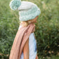 Mint Mango Yarn Pom Pom Hat - FINAL SALE Accessories