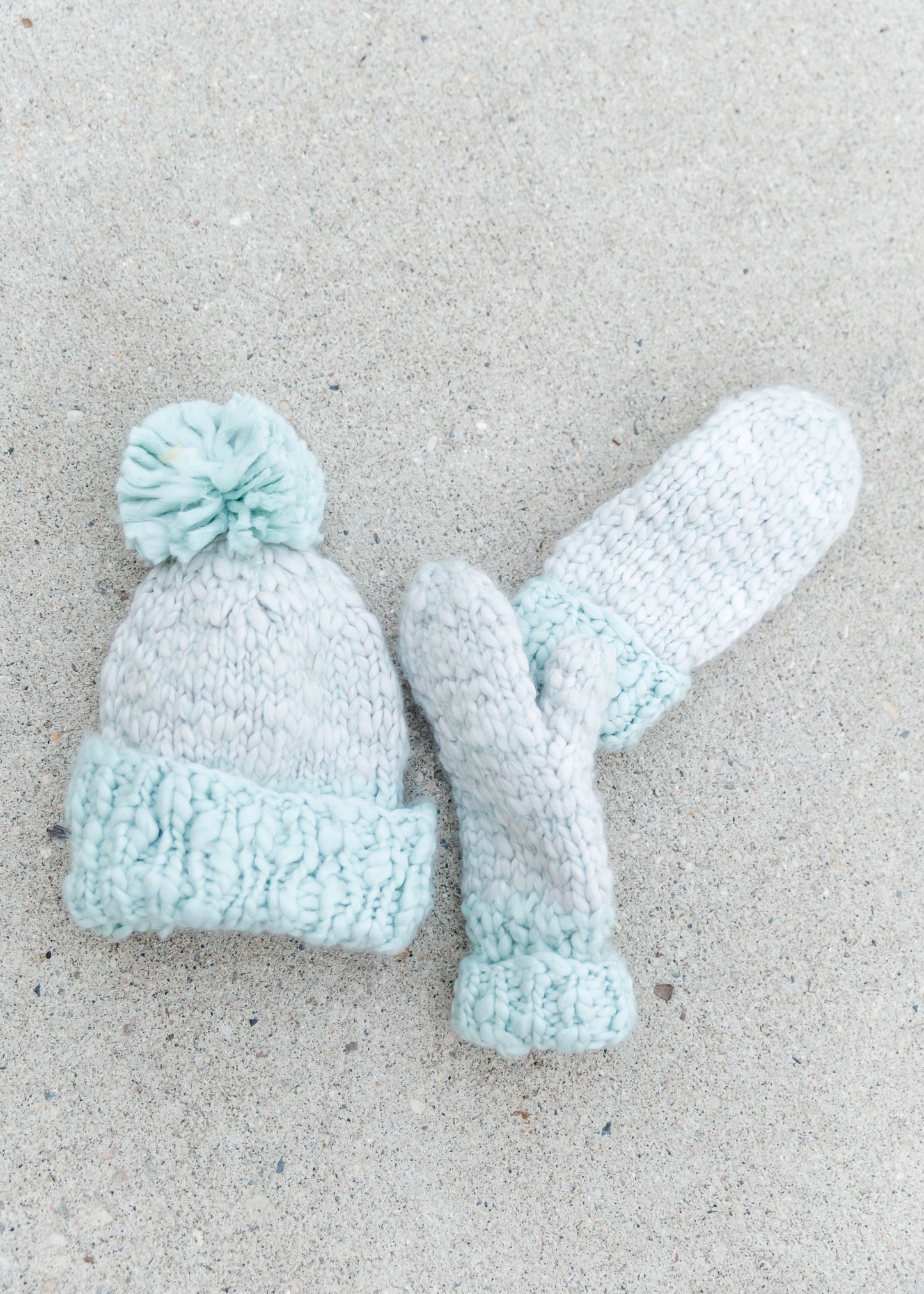 Mint Mango Yarn Pom Pom Hat - FINAL SALE Accessories