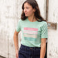 Mint Merry Christmas Graphic Tee Tops LCC Apparel