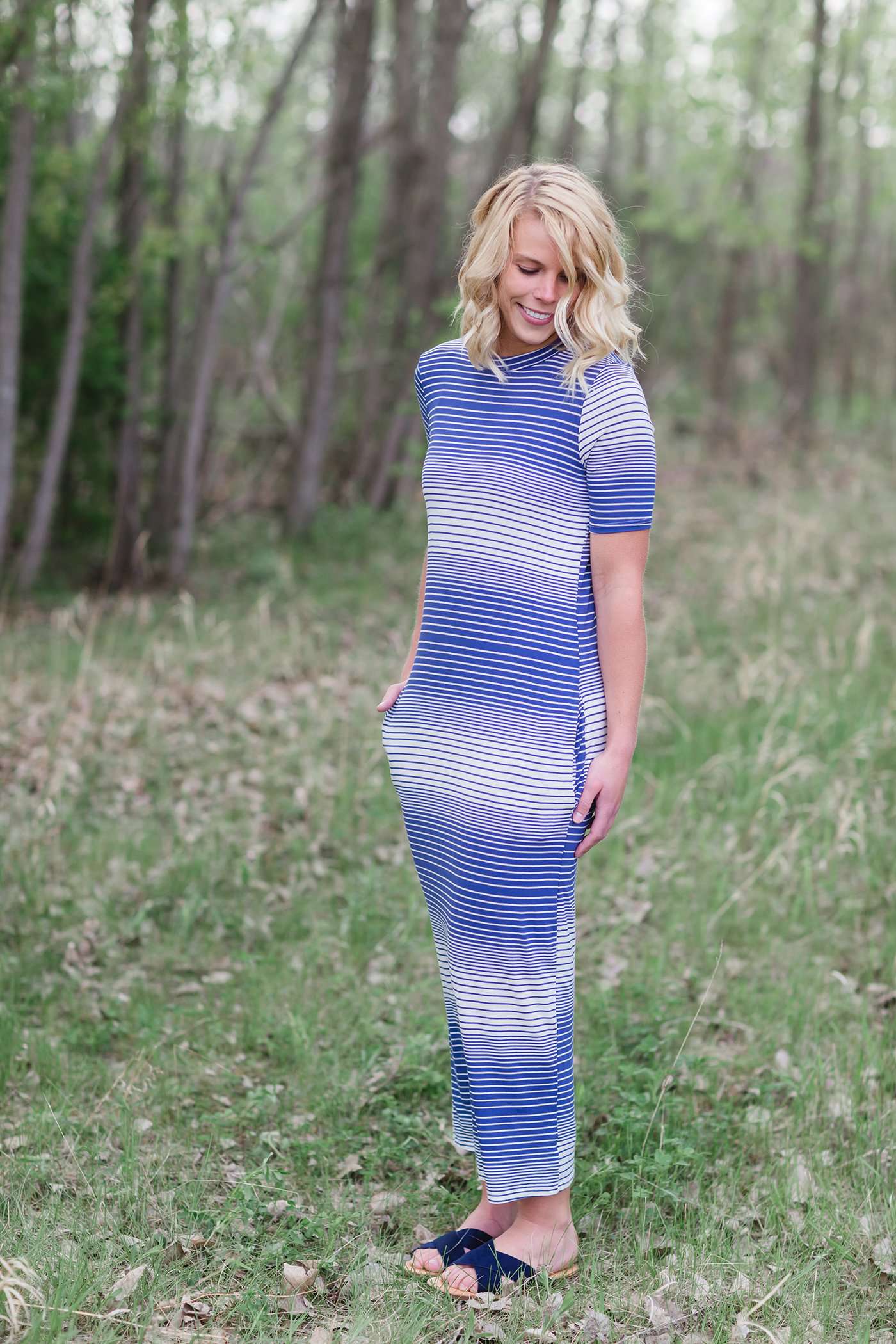 Mix Stripe Maxi Dress - FINAL SALE Dresses