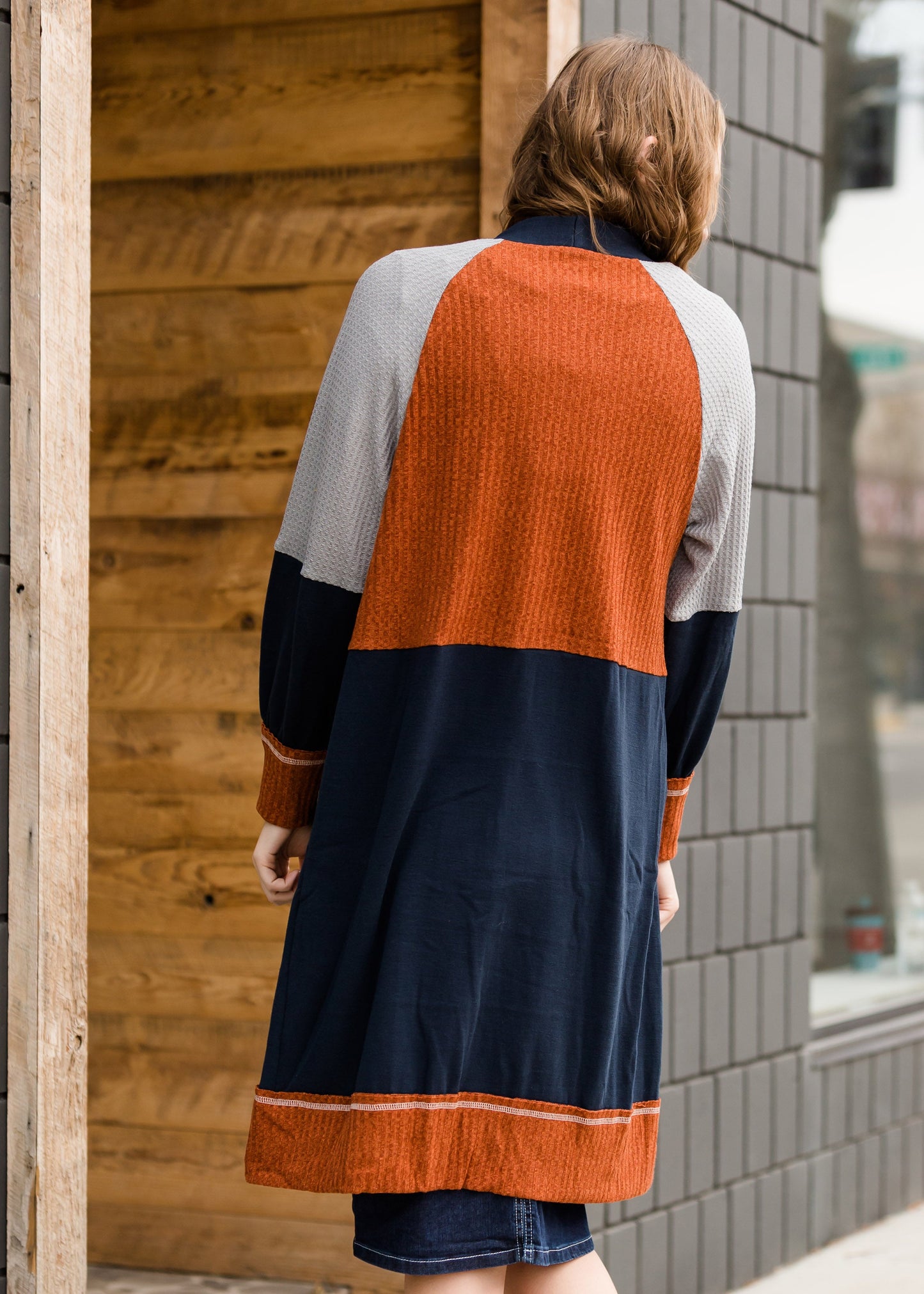 Mixed Color Block Duster Cardigan - FINAL SALE Layering Essentials