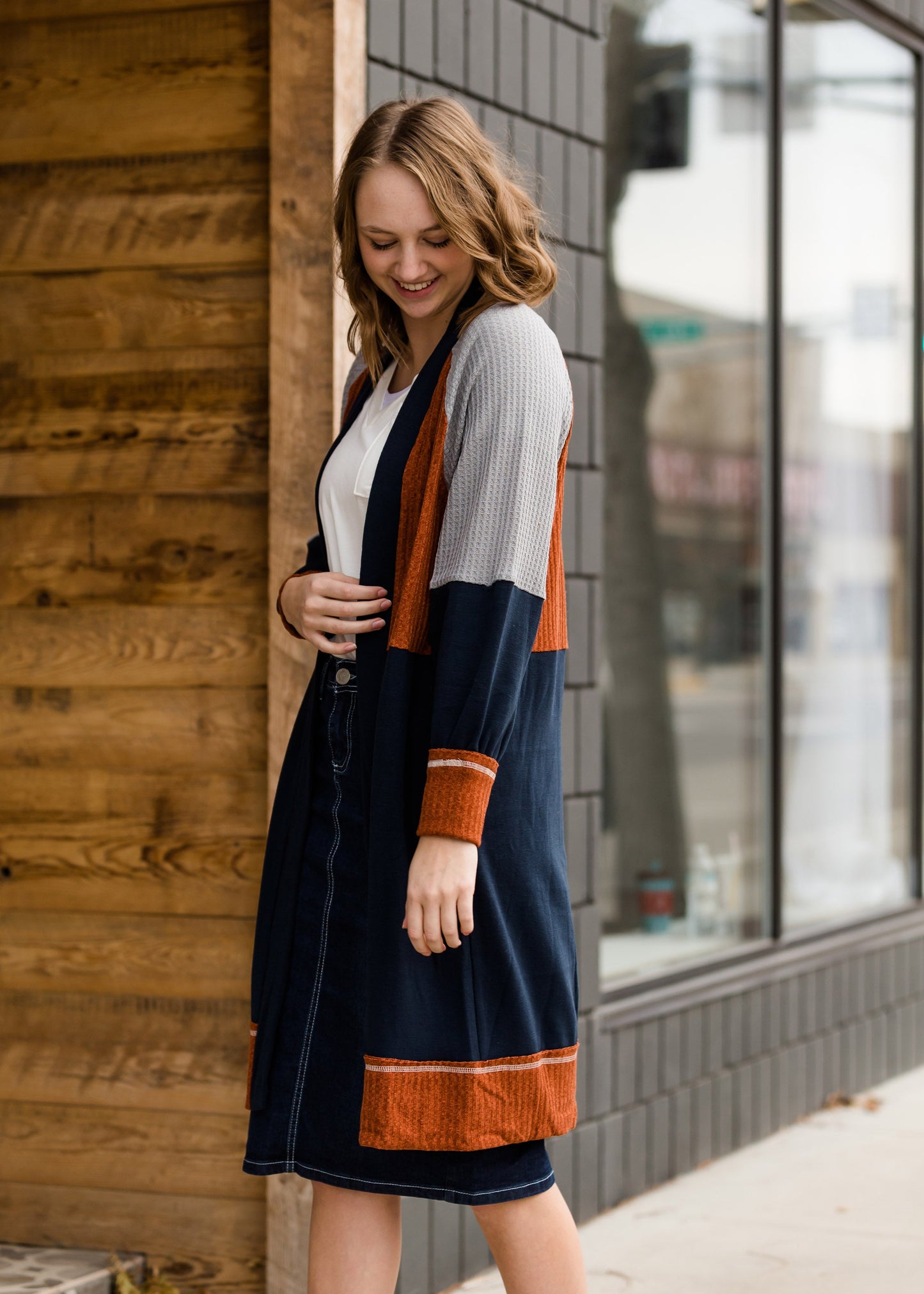 Mixed Color Block Duster Cardigan - FINAL SALE Layering Essentials