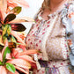 Mixed boho print flowy plus size dress