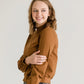 Mocha Banded Detail Sweatshirt - FINAL SALE Tops