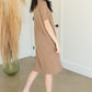 Mocha Short Sleeve Ribbed T-Shirt Midi Dress Dresses Pologram