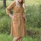 Mod Stripe Midi Dress