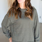 Modern Weekender French Terry Knit Crew Neck Sweatshirt Tops Z Supply