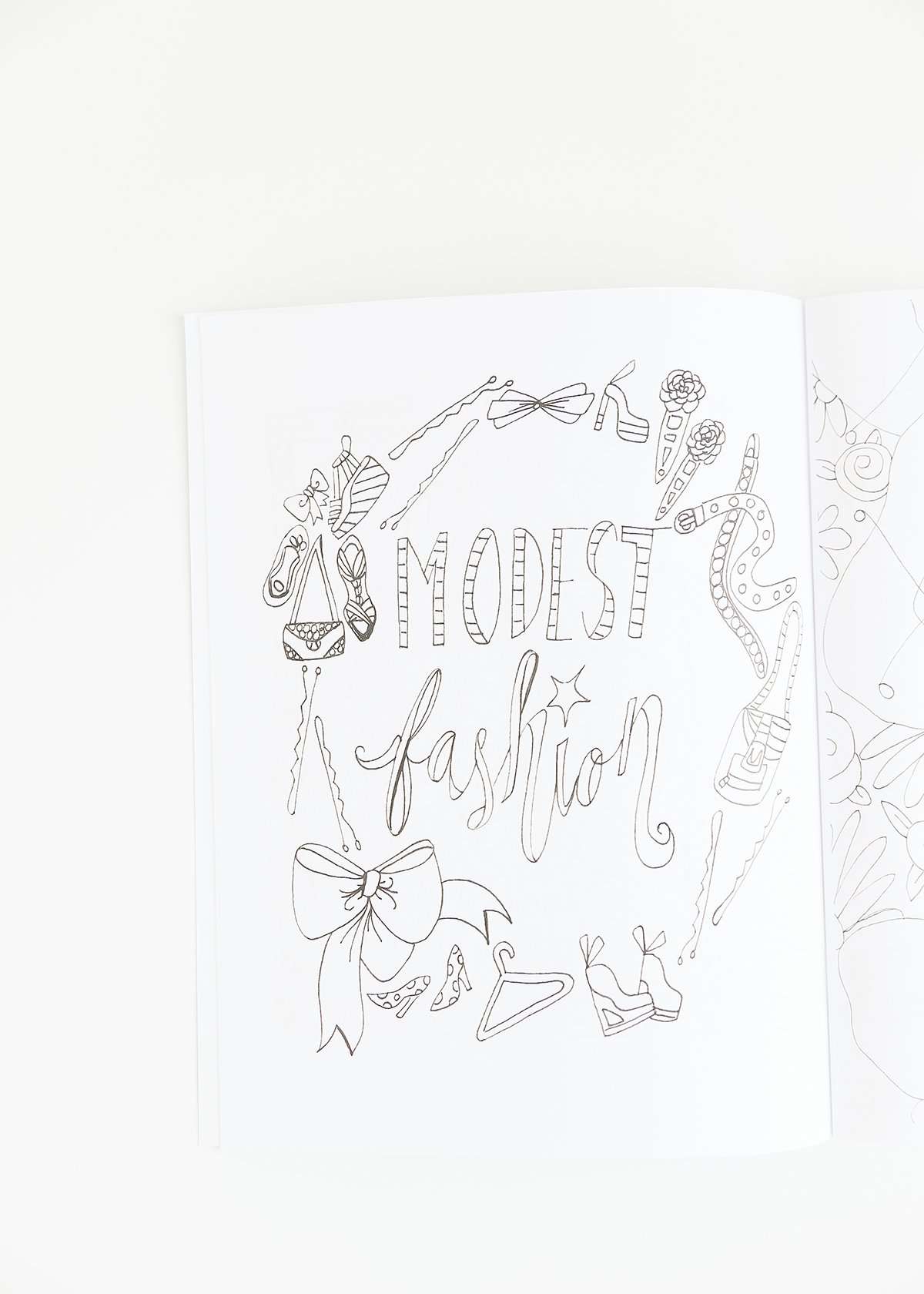 Color me modest coloring book