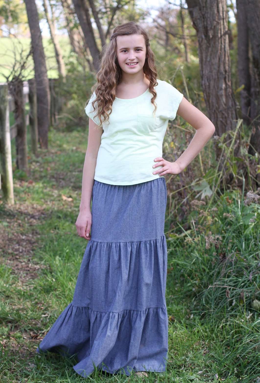 Modest Girl Skirt Made to Order Custom | Pick Skirt Fabric, Size, Length, Color