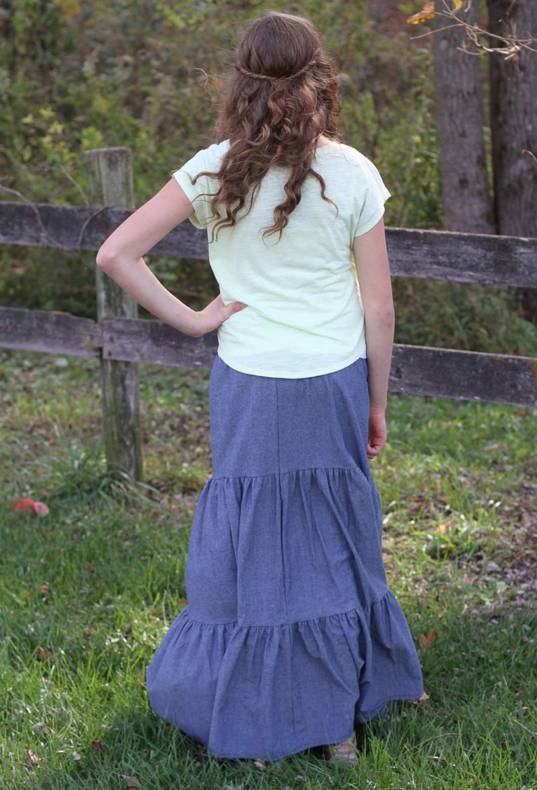 Modest Girl Skirt Made to Order Custom | Pick Skirt Fabric, Size, Length, Color