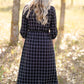 Monica Black Windowpane Midi Dress Dresses Inherit