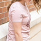 Mono Floral Classic Crew Tee Tops