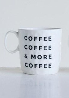 More Coffee Stoneware Mug Home & Lifestyle