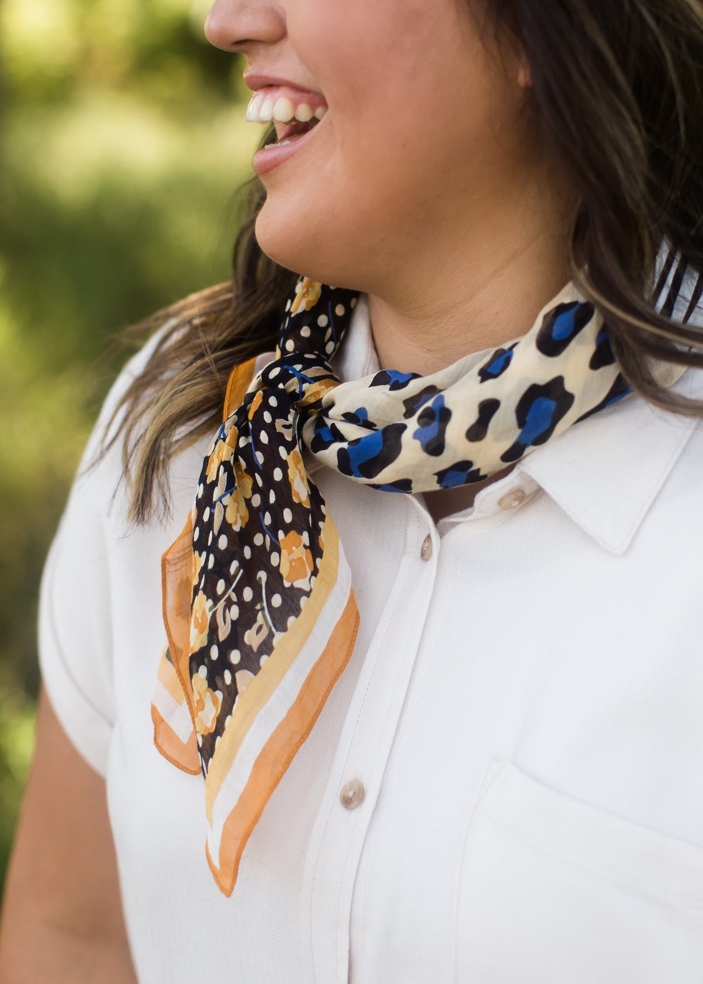 Multi Animal Print Bandana