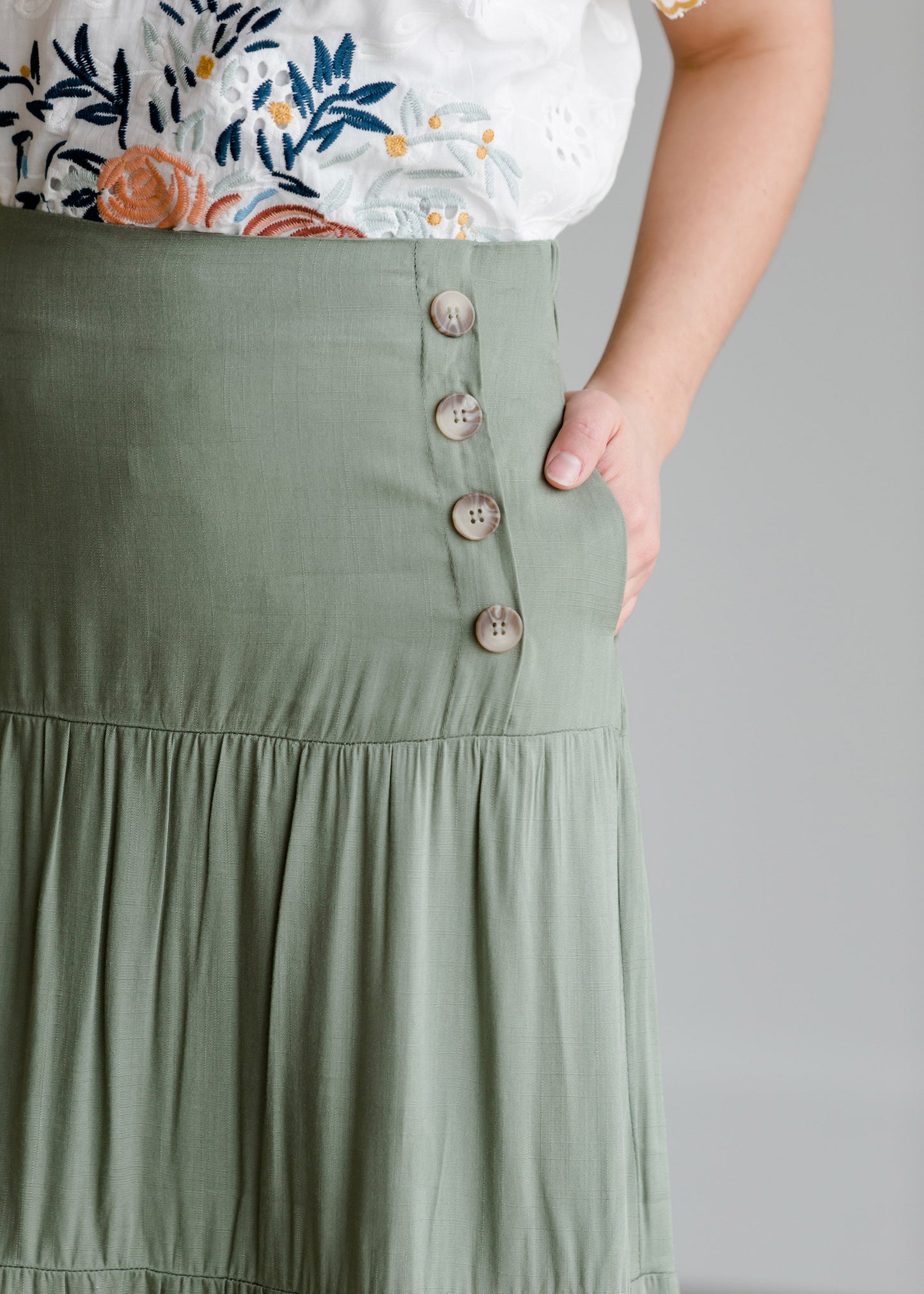 Multi Layer Maxi Skirt - FINAL SALE Skirts