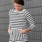 Multi Striped 3/4 Sleeve Top - FINAL SALE Tops
