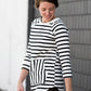 Multi Striped 3/4 Sleeve Top - FINAL SALE Tops