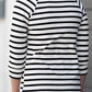 Multi Striped 3/4 Sleeve Top - FINAL SALE Tops