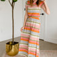 Multi Striped Tie Waist Maxi Dress - FINAL SALE Dresses