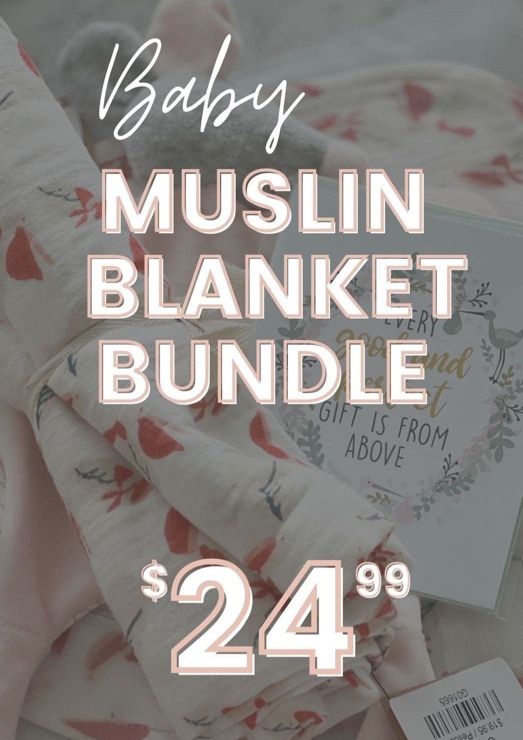 Muslin Baby Blanket Bundle Home & Lifestyle Curio