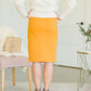 Mustard Classic Denim Midi Skirt - FINAL SALE Skirts
