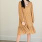 Mustard Floral Floaty Midi Dress Dresses Orange Creek/Tea N Rose